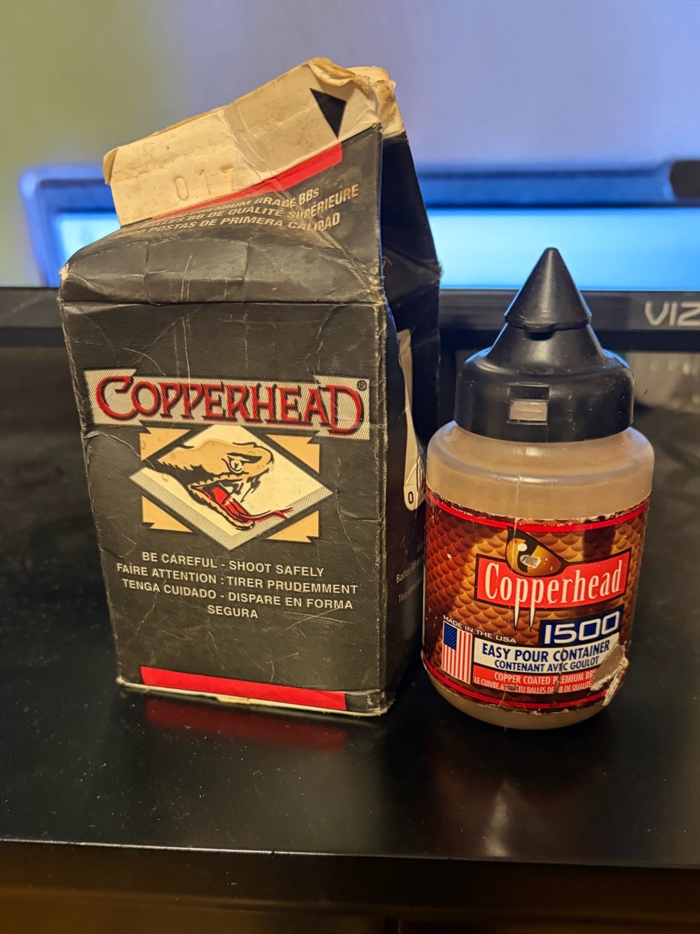 Copperhead pellets (opened and used some but lots left)